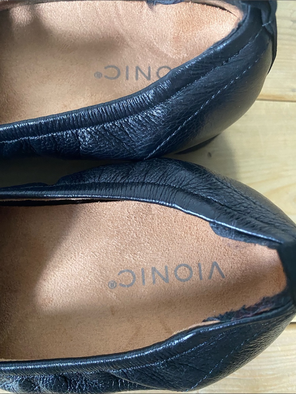 VIONIC CYNTHIA slip on loafer shoes black size 7.5 - Picture 6 of 12